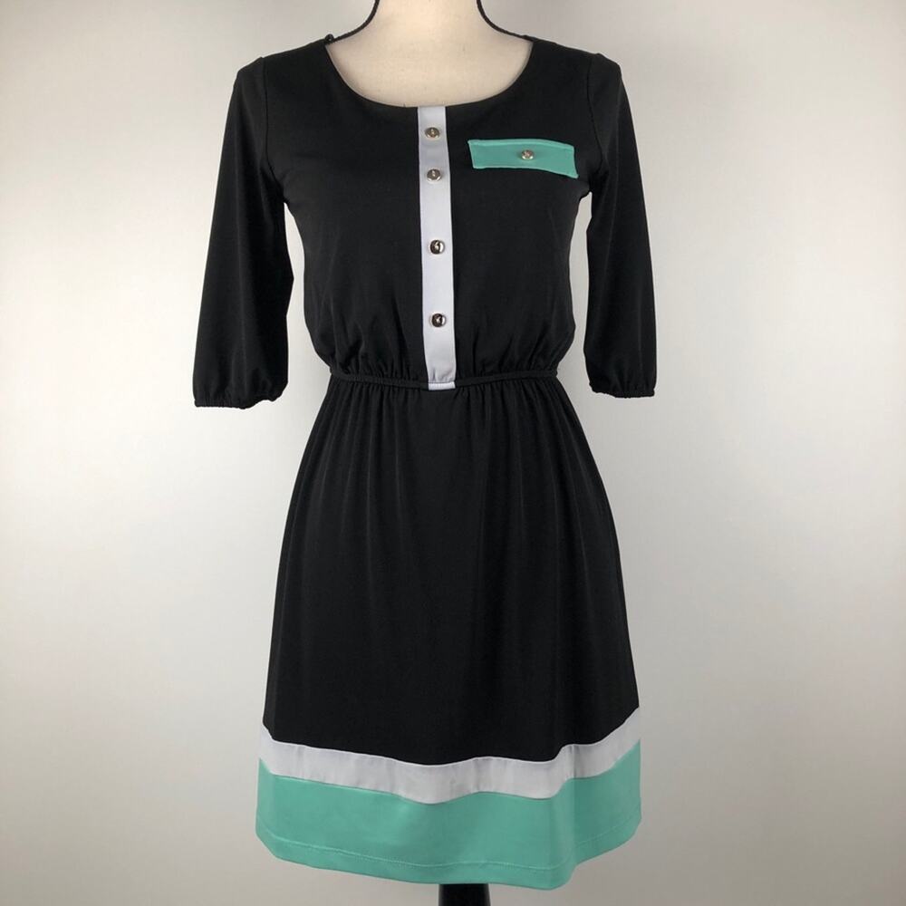 Color block long sleeve dress  by Sweet Storm size  small